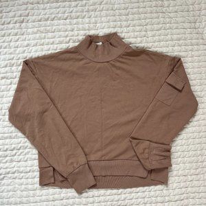 All In Motion Beige Cropped Sweater | Size S